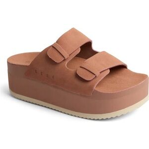 Reef Women's Brown Platform Sandals